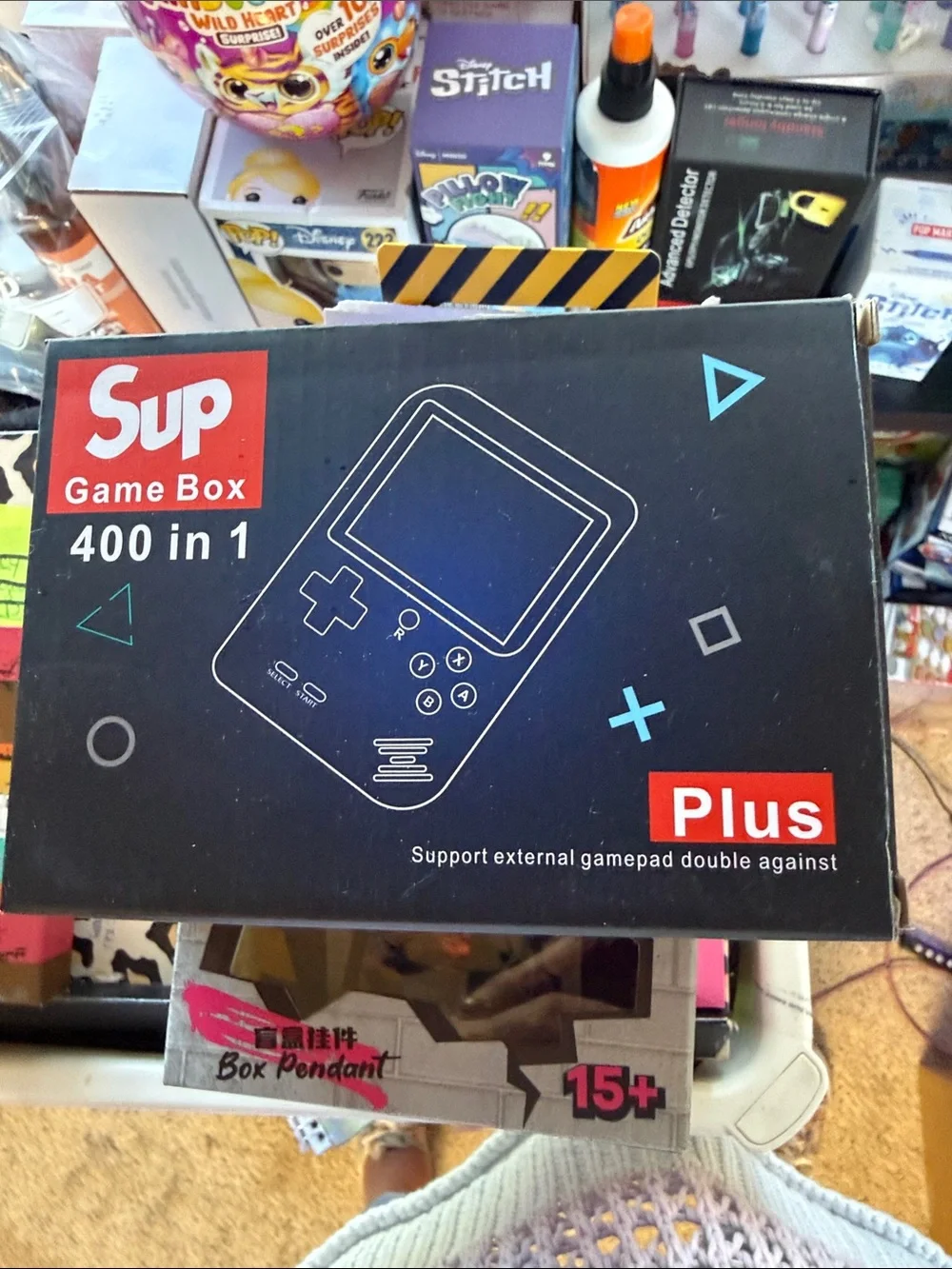 Game Box Plus 400-in-1 Handheld Console - Black